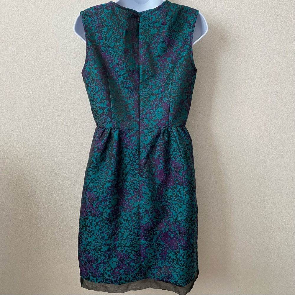 Ivy & Blu, Pretty and cocktail ready, Teal & purple silk dress - Picture 8 of 10